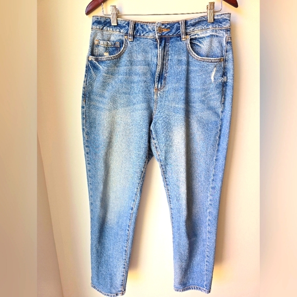 Dynamite Clothing Denim Claudia Relaxed Soft Cotton Blue Jeans 29 - Picture 1 of 5